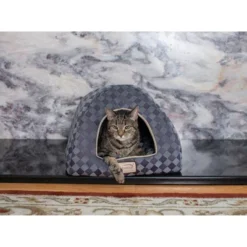 Armarkat Cat Bed C65HHG/LS, Purple Gray Combo Checkered Pattern 12 Armarkat Cat Bed C65HHG/LS, Purple Gray Combo Checkered Pattern -PawHut Store GUEST 01419d70 2f31 42fc 86d2 665861013273