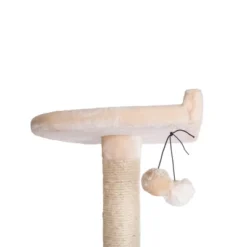Armarkat 64" Real Wood Cat Tree With Scractch Sisal Post, Soft-side Playhouse, A6401, Almond -PawHut Store GUEST 0258ee3b 2bf3 459a 90fe e6864aaad4da