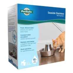 PetSafe Seaside Stainless Pet Fountain - Black 15 PetSafe Seaside Stainless Pet Fountain - Black -PawHut Store GUEST 0378ec9a dd79 42d5 9e34 e54af61850be