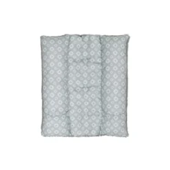 FurHaven Plush Fur & Diamond Print Cuddle Loaf Bed For Small Pets