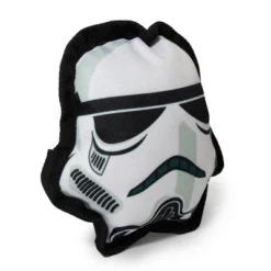 Buckle-Down Dog Toy Ballistic Squeaker - Star Wars Stormtrooper Head