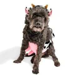 Midlee Cow Headband & Udder Dog Costume -PawHut Store GUEST 0472557e 7d91 4878 a3e1 3f84e3d780f8