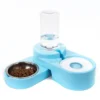 Adjustable Dog & Cat Food And Water Dispenser Set, Double Dog & Cat Bowls With Steel Bowl, Pet Refillable Water Bowl