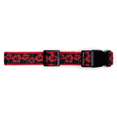 The Worthy Dog Poppies Collar 4 The Worthy Dog Poppies Collar - Image 4