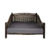 Iconic Pet Beds For Dogs And Cats - Rattan Maharaja Bed - Brown