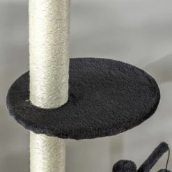 PawHut 106" Huge Cat Tree Kitty Activity Center Floor-to-Ceiling Cat Climbing Toy With Scratching Post Board Hammock Hanging Ball Dark Gray 9 PawHut 106" Huge Cat Tree Kitty Activity Center Floor-to-Ceiling Cat Climbing Toy With Scratching Post Board Hammock Hanging Ball Dark Gray -PawHut Store GUEST 07bd8547 6570 43bc 9561 c955f47d5524