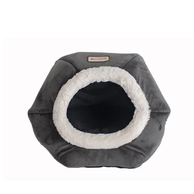 Armarkat Cat Bed C80CSH/MB Gray Velvet 3 Armarkat Cat Bed C80CSH/MB Gray Velvet - Image 3