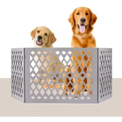 Hoovy Wooden Grey Freestanding Foldable Small Pet Dog Gates For Doorways. Dog Fence 15 Hoovy Wooden Grey Freestanding Foldable Small Pet Dog Gates For Doorways. Dog Fence -PawHut Store GUEST 090ecdf4 583b 44cf a19d 5cd906627f31