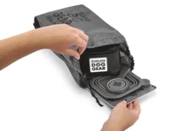 Mobile Dog Gear Dine Away Food Set, Small, Black