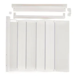 Scandinavian Pet Design Guard Me Retractable 22" To 36" Pet Safety Gate, White (2 Pack)