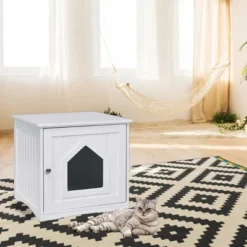 Tangkula Wooden Pet Cat House Litter Box Cat Washroom Nightstand Cat Storage Bench 20 Tangkula Wooden Pet Cat House Litter Box Cat Washroom Nightstand Cat Storage Bench -PawHut Store GUEST 0aaca509 38fc 41db b579 ecfbdd1e016e