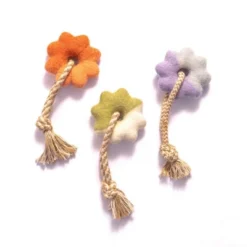 AWOO Felt Wheely Good Time Rope Dog Toy - 2" -PawHut Store GUEST 0c8269c3 918a 402e afe6 2a71ebaf3e91