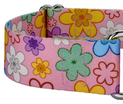 Country Brook Petz 1 1/2 Inch May Flowers Martingale Dog Collar 6 Country Brook Petz 1 1/2 Inch May Flowers Martingale Dog Collar - Image 6