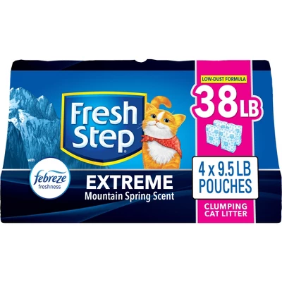 Fresh Step Extreme Scented Litter With The Power Of Febreze Clumping Cat Litter - Mountain Spring 15 Fresh Step Extreme Scented Litter With The Power Of Febreze Clumping Cat Litter - Mountain Spring - Image 15