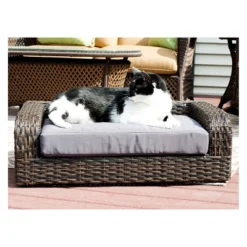Iconic Pet Beds For Dogs And Cats - Rattan Sofa - Brown -PawHut Store GUEST 0d58fb0c e205 4a3b a3f4 b54630834be1