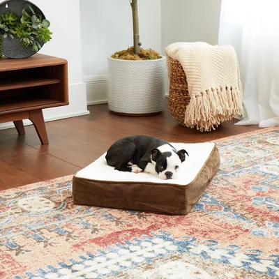 Kensington Garden Oscar Orthopedic Dog Bed - Latte/Birch 1 Kensington Garden Oscar Orthopedic Dog Bed - Latte/Birch
