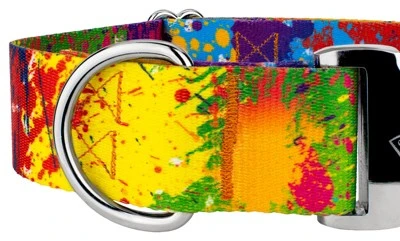 Country Brook Petz 1 1/2 Inch Premium Paint Splatter Dog Collar 3 Country Brook Petz 1 1/2 Inch Premium Paint Splatter Dog Collar - Image 3