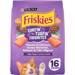 Purina Friskies Surfin&Turfin Favorites With Flavors Of Chicken, Whitefish, Salmon & Filet Adult Balanced Dry Cat Food -PawHut Store GUEST 1227278f d60f 49eb bb57 0f3946aa13fb