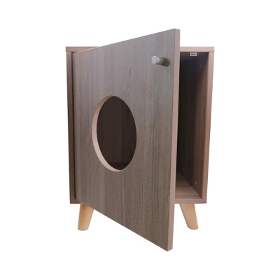 Midlee Hidden Cat Litter Box Furniture Enclosure 5 Midlee Hidden Cat Litter Box Furniture Enclosure - Image 5