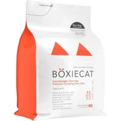Boxiecat Extra Strength Scent-Free Premium Clumping Litter - 28lbs -PawHut Store GUEST 178a597b c395 4003 9e81 9bf084f7c37c