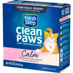 Fresh Step Clean Paws Calm Cat Litter - 22.5lbs -PawHut Store GUEST 19617ab0 e3dc 496e 8730 c7e2c25a2d12