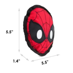 Buckle-Down Dog Toy Ballistic Squeaker - Marvel Comics Spider-Man Face Red Black White -PawHut Store GUEST 1ac180bb 4978 461b ba60 36427dc0079b