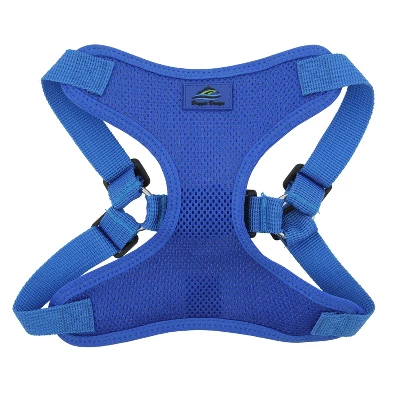 Doggie Design Wrap And Snap Choke Free Dog Harness - Cobalt Blue 1 Doggie Design Wrap And Snap Choke Free Dog Harness - Cobalt Blue