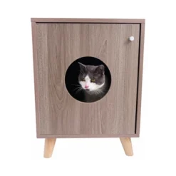 Midlee Hidden Cat Litter Box Furniture Enclosure
