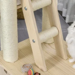 PawHut Multi-Level Cat Tree Condo Tower With Sisal-Covered Scratching Post, Activities For Kittens & Soft Cushion Luxury -PawHut Store GUEST 1cad16c2 c16f 4b9e 9841 37f3b9b9cd2a