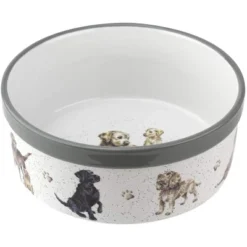 Royal Worcester Wrendale Designs 8 Inch Pet Bowl (Assorted Dogs) - 8 Inch
