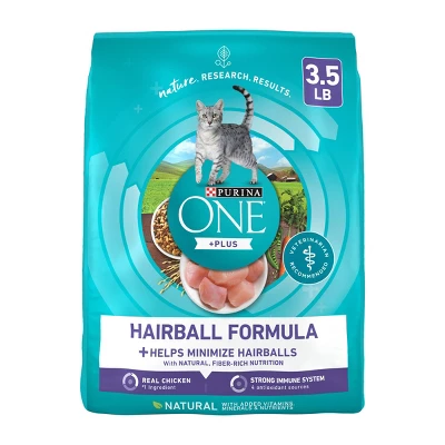 Purina ONE Hairball Formula Adult Premium Chicken Flavor Dry Cat Food 7 Purina ONE Hairball Formula Adult Premium Chicken Flavor Dry Cat Food - Image 7