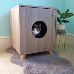 Midlee Hidden Cat Litter Box Furniture Enclosure 9 Midlee Hidden Cat Litter Box Furniture Enclosure -PawHut Store GUEST 2102d16c b4d0 47b0 8ed7 6c9c6f3520ca