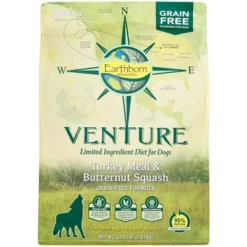 Earthborn Holistic Venture Smoked Turkey & Butternut Squash Dog Food - 12.5 Lbs