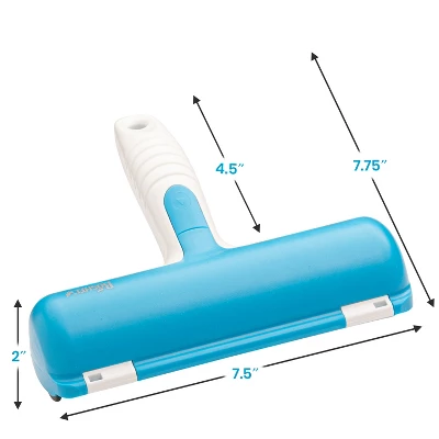 BOSHEL Pet Hair Remover - Lint Roller For Pet Hair - Dog Hair Remover With Big Hair Base - Easy Clean Chom Chom Roller With Comfy Rubber Handle 2 BOSHEL Pet Hair Remover - Lint Roller For Pet Hair - Dog Hair Remover With Big Hair Base - Easy Clean Chom Chom Roller With Comfy Rubber Handle - Image 2