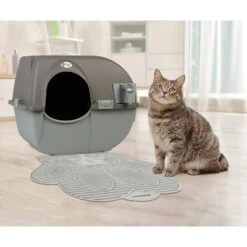 Omega Paw Non Slip Cat Paw Cleaning Litter Box Mat Keeps Paws, Floors, & Carpet Free Of Litter, Contains Spills & Messes, Gray (2 Pack) 6 Omega Paw Non Slip Cat Paw Cleaning Litter Box Mat Keeps Paws, Floors, & Carpet Free Of Litter, Contains Spills & Messes, Gray (2 Pack) -PawHut Store GUEST 2312d3af 35bb 4cae b0b1 ab487eab46e4