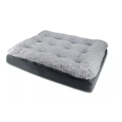Canine Creations Pillow Top Rectancle Dog Bed - Charcoal -PawHut Store GUEST 2335531e 9e5e 4470 840a 1b96004382c1