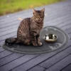 Gibson Pet Elements 14.2in X 23.6in PVC Placemat In Grey