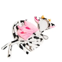 Midlee Cow Headband & Udder Dog Costume