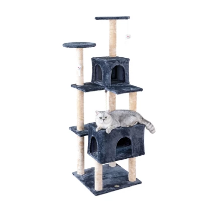 Go Pet Club 61" Kitten Cat Tree House F715 2 Go Pet Club 61" Kitten Cat Tree House F715 - Image 2