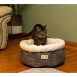 Armarkat Cozy Cat Bed In Beige And Gray C105HHS/MB -PawHut Store GUEST 27165088 4642 4179 a032 3c92ddbf6725