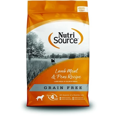 NutriSource Grain Free Lamb & Pea Dry Dog Food - 15LB 1 NutriSource Grain Free Lamb & Pea Dry Dog Food - 15LB