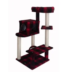 Armarkat B5008 50-Inch Classic Real Wood Cat Tree With Veranda, Bench, Mini Perch, And Spacious Lounger In Scotch Plaid 12 Armarkat B5008 50-Inch Classic Real Wood Cat Tree With Veranda, Bench, Mini Perch, And Spacious Lounger In Scotch Plaid -PawHut Store GUEST 280c3385 ae8c 4afe b962 8ce2e7530eb8