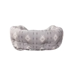 PetShop By Fringe Studio Geometric Round Cuddler Dog Bed - Gray 13 PetShop By Fringe Studio Geometric Round Cuddler Dog Bed - Gray -PawHut Store GUEST 28cbe58a 1fea 47f8 8167 8372b24c2683