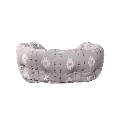 PetShop By Fringe Studio Geometric Round Cuddler Dog Bed - Gray 5 PetShop By Fringe Studio Geometric Round Cuddler Dog Bed - Gray - Image 5
