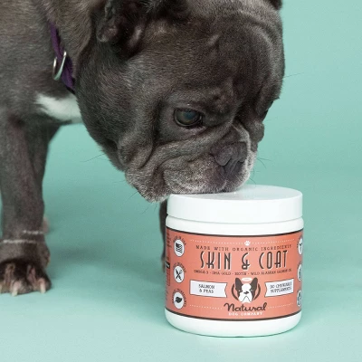 Natural Dog Company Skin & Coat Supplement - Salmon/Peas - 90ct 4 Natural Dog Company Skin & Coat Supplement - Salmon/Peas - 90ct - Image 4