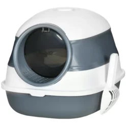 PawHut Cat Litter Box With Lid, Covered Litter Box With Air Freshener, Large Two-Way Entrance Kitty Litter Box, Foldable, Easy Clean 7 PawHut Cat Litter Box With Lid, Covered Litter Box With Air Freshener, Large Two-Way Entrance Kitty Litter Box, Foldable, Easy Clean -PawHut Store GUEST 29cd6180 cb33 4026 ac35 d9e7264bdf28