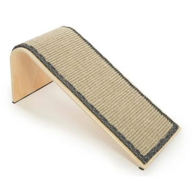 SmartyKat Sisal Angle Cat Scratcher & Catnip 2 SmartyKat Sisal Angle Cat Scratcher & Catnip - Image 2