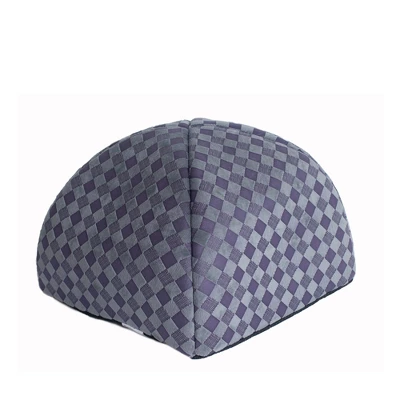Armarkat Cat Bed C65HHG/LS, Purple Gray Combo Checkered Pattern 9 Armarkat Cat Bed C65HHG/LS, Purple Gray Combo Checkered Pattern - Image 9