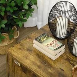 PawHut Rustic Farmhouse Cat Litter Box Furniture With Double Doors, Hidden Kitty Litter Enclosure Table, Darkness & Privacy, Wooden Pet End Table -PawHut Store GUEST 2aa8fadb 6347 4459 8f53 80947571495e