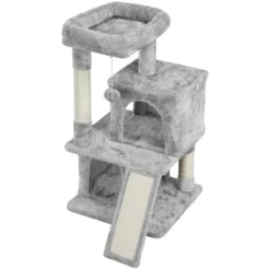 Yaheetech 36"H Cat Tree House With 2 Condos For Small Cats Kittens -PawHut Store GUEST 2b228b82 f15b 4d36 afc4 3fbdac5e7ed7